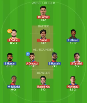 Dream11 SL Team