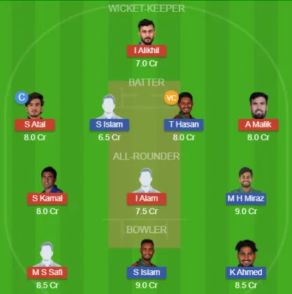 AFG vs BAN SL Team