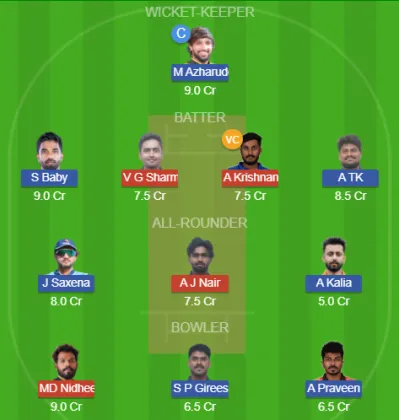 AKS vs AP SL Team