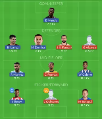 ALQ vs AHL Dream11 SL Team