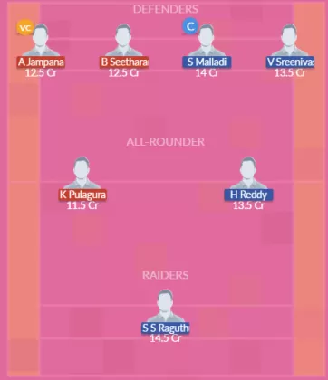 AMR vs TIR Dream11 SL Team