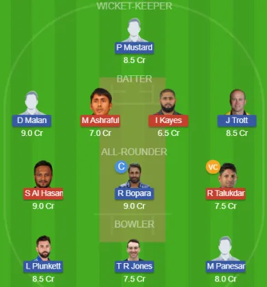 BAC vs EDC SL Team