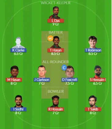 BAN vs NZ SL Team