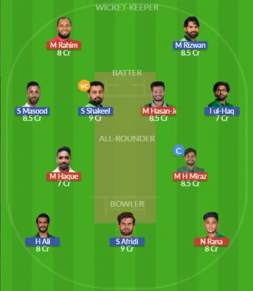 BAN vs PAK SL Team