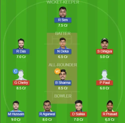 BB vs GR SL Team
