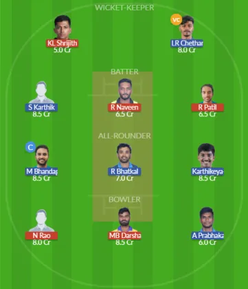 BB vs MW SL Team