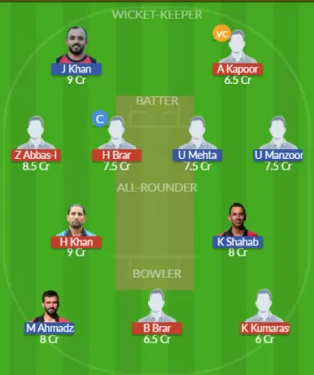 BBS vs DB Dream11 SL Team