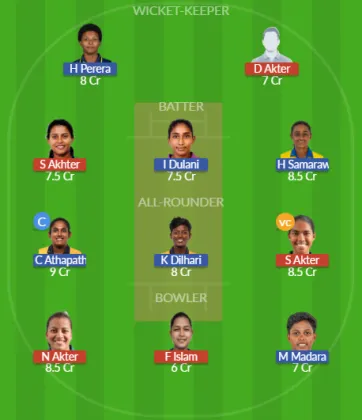 BD-W vs SL-W SL Team