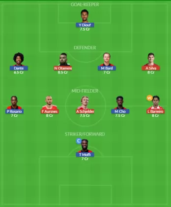 BEN vs NIC Dream11 SL Team