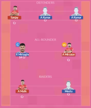 BLR vs JAI SL Team