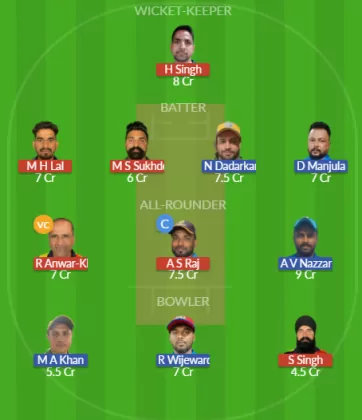 Dream11 SL Team
