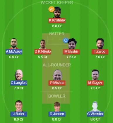 BUL vs IOM SL Team