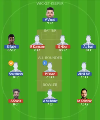 CG vs AKS SL Team