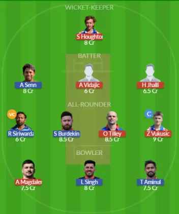 CRO vs CYP Dream11 SL Team