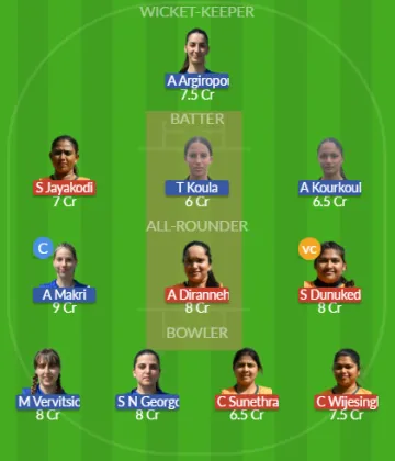 CYP-W vs GRE-W SL Team