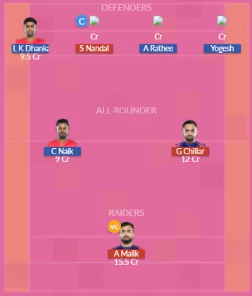 DEL vs BLR SL Team