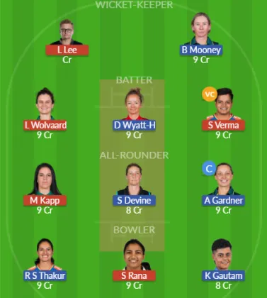 DEL-W vs GJ-W SL Team