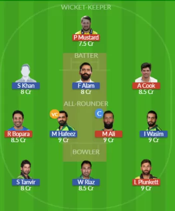 EDC vs PNC Dream11 SL Team
