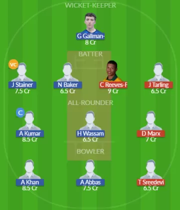 EM vs BST Dream11 SL Team