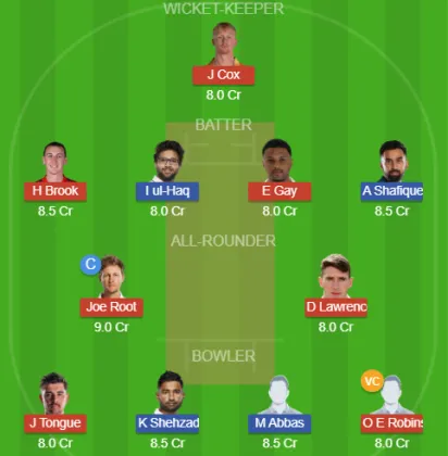 ENG vs PAK SL Team