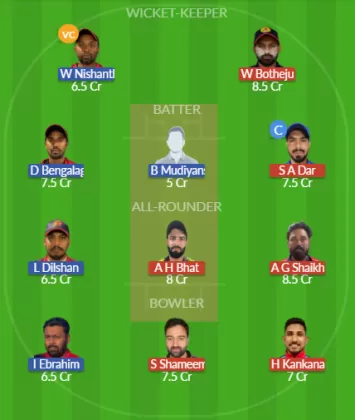 FEK vs SUL Dream11 SL Team
