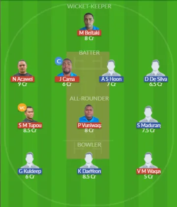 FJ vs KOR SL Team