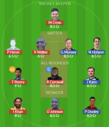 FLI vs BRT Dream11 SL Team