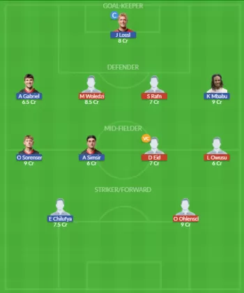 FRE vs MIDT Dream11 SL Team