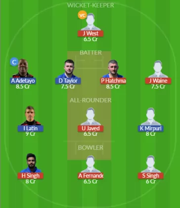 GAM vs RGC Dream11 SL Team