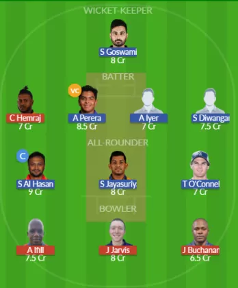 Dream11 SL Team