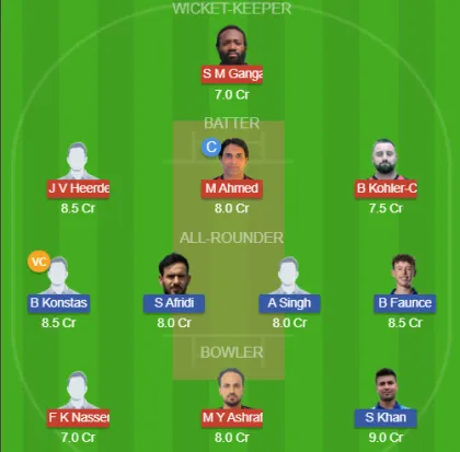 GER vs GRE SL Team