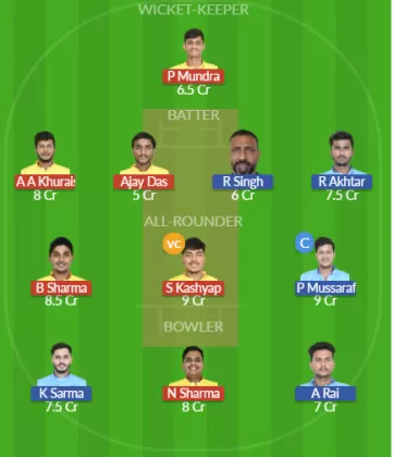 GTC vs NYC Dream11 SL Team