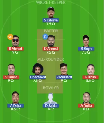 GUG vs NYC Dream11 SL Team