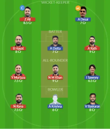 HK vs SIN SL Team