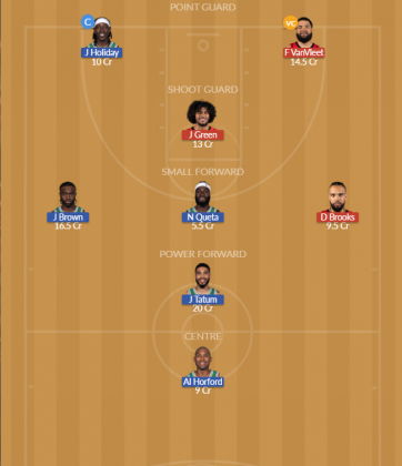 HOU vs BOS Dream11 SL Team