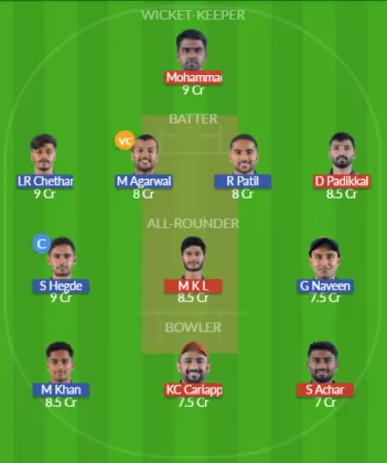HT vs BB Dream11 SL Team