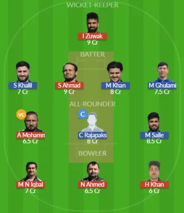 HUD vs ALZ Dream11 SL Team