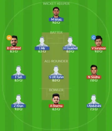 IN-A vs AF-A SL Team