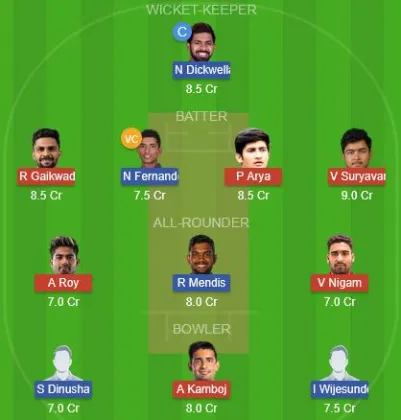 IN-A vs SL-A SL Team