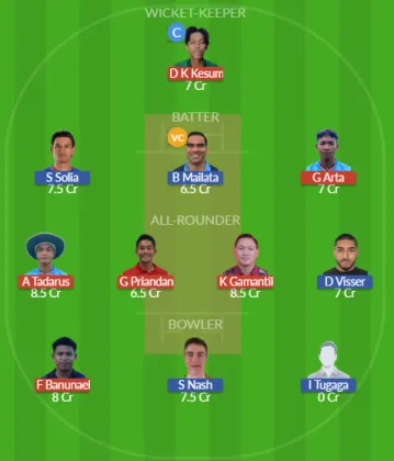 INA vs SMO SL Team