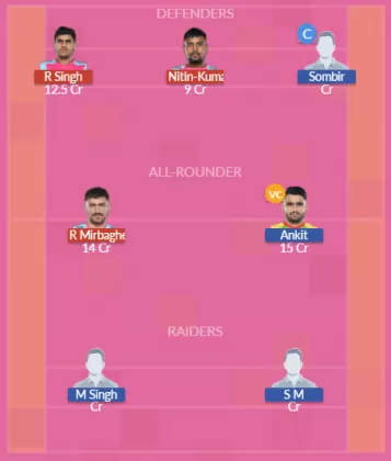 JAI vs PAT SL Team