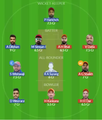 Dream11 SL Team
