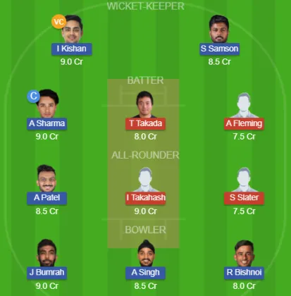 JPN vs IND SL Team