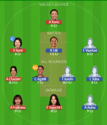 JPN-W vs SAM-W SL Team