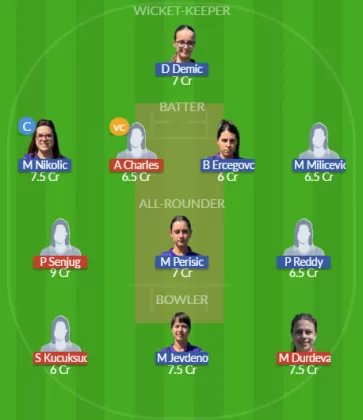JZ-W vs LL-W Dream11 SL Team