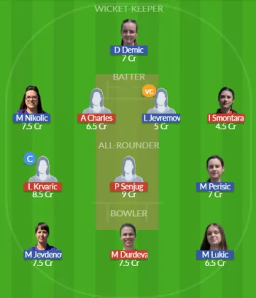JZ-W vs LL-W Dream11 SL Team