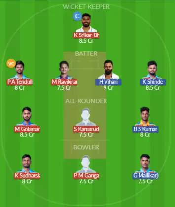 KNK vs AMR Dream11 SL Team