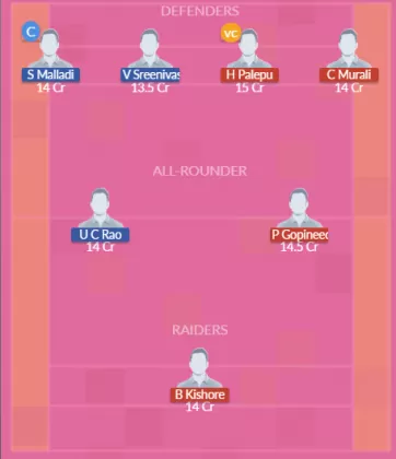 KRD vs TIR Dream11 SL Team
