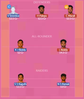 KRD vs TIR Dream11 SL Team