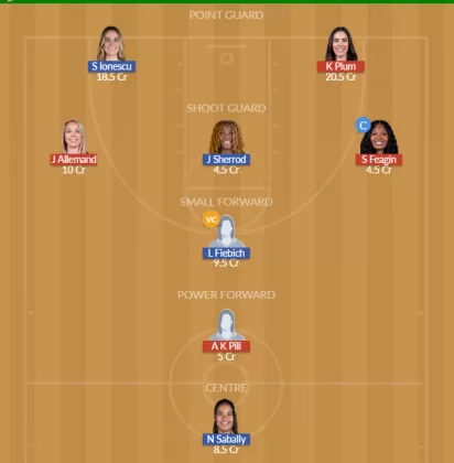 LAS vs NYL Dream11 SL Team